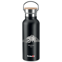 Dr.Bacty Iris Thermoflasche aus Edelstahl - schwarz - Makalu