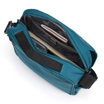 Anti-theft Pacsafe LS200 shoulder bag - turquoise