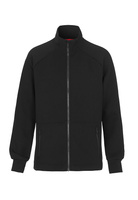 Unbuttoned Anzac Fz Collar D.A.D Sweatshirt - Black.