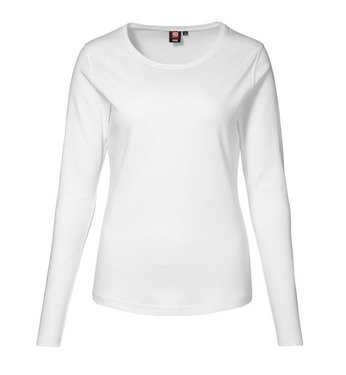 Interlock T-shirt long-sleeved White