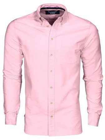 Koszula indigo mucha 30 slim fit marki FROST, różowy